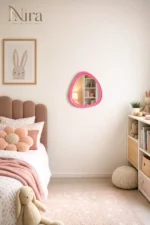 Nira Raspberry Pink Framed Mirror