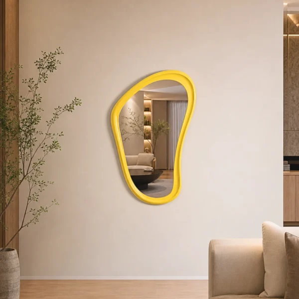 Nira Highlight Lemon Yellow frame with flat mirror