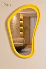 ⁦Nira Highlight Lemon Yellow frame with flat mirror⁩ - الصورة ⁦3⁩