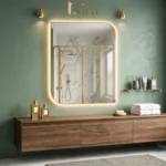 ⁦Nira Vertical Rectangular Mirror LED with Frame⁩ - الصورة ⁦4⁩