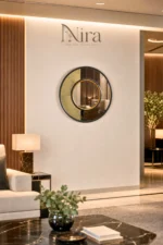 ⁦Nira Antique-style mirror combined with clear Mirror⁩ - الصورة ⁦2⁩