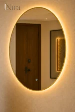 ⁦Nira Oval mirror Frame with LED⁩ - الصورة ⁦4⁩