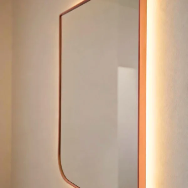 Nira Vertical Rectangular Mirror LED with Frame