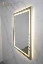 ⁦Nira Rectangular Fram Mirror With LED⁩ - الصورة ⁦2⁩