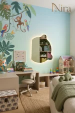 ⁦Nira Bear Mirror With LED⁩ - الصورة ⁦2⁩