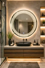 Nira Round mirror With LED