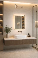 Nira Square Mirror With LED