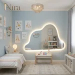 ⁦Nira Clouds Mirror with LED⁩ - الصورة ⁦2⁩
